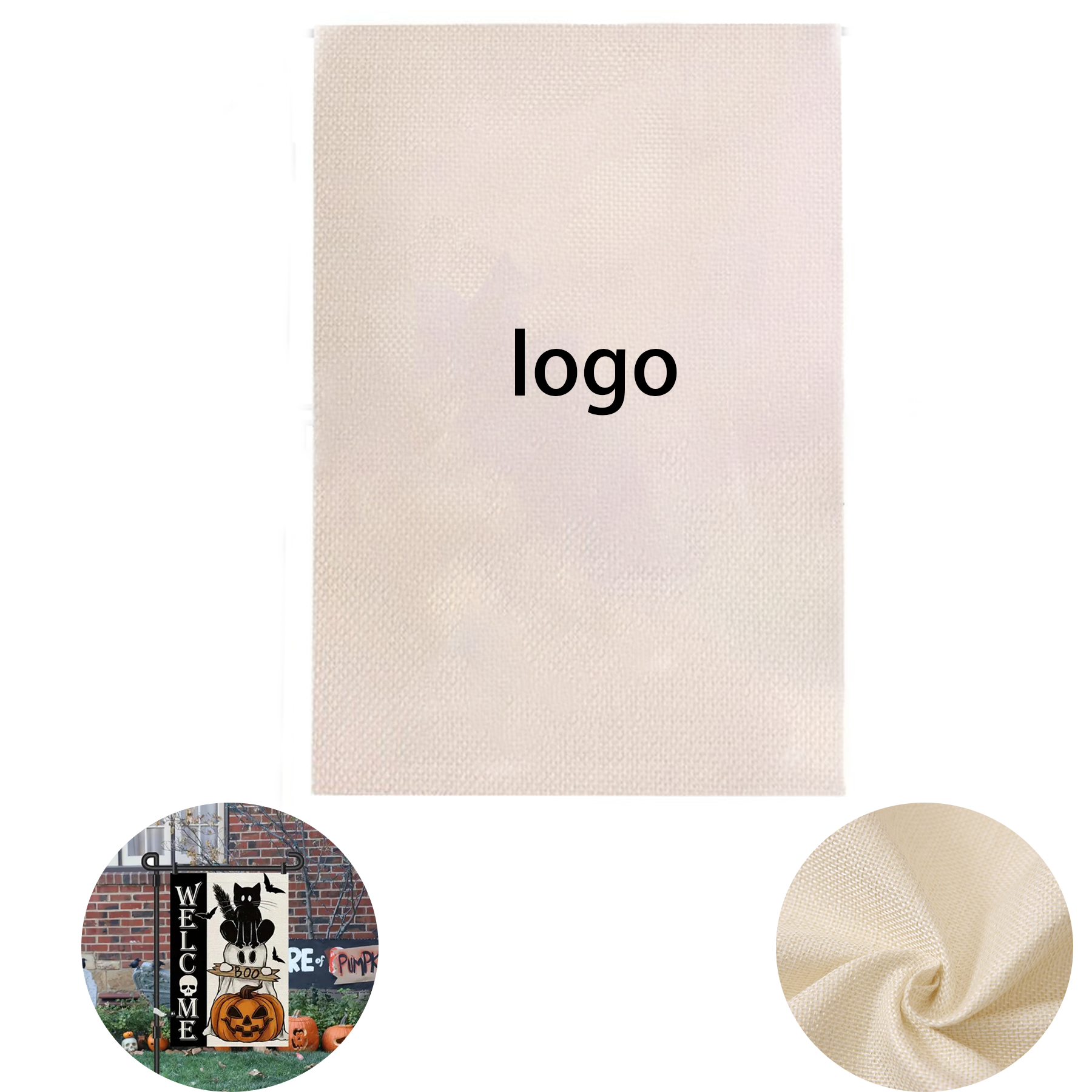 Garden Flag, custom garden tool with logo imprint 1