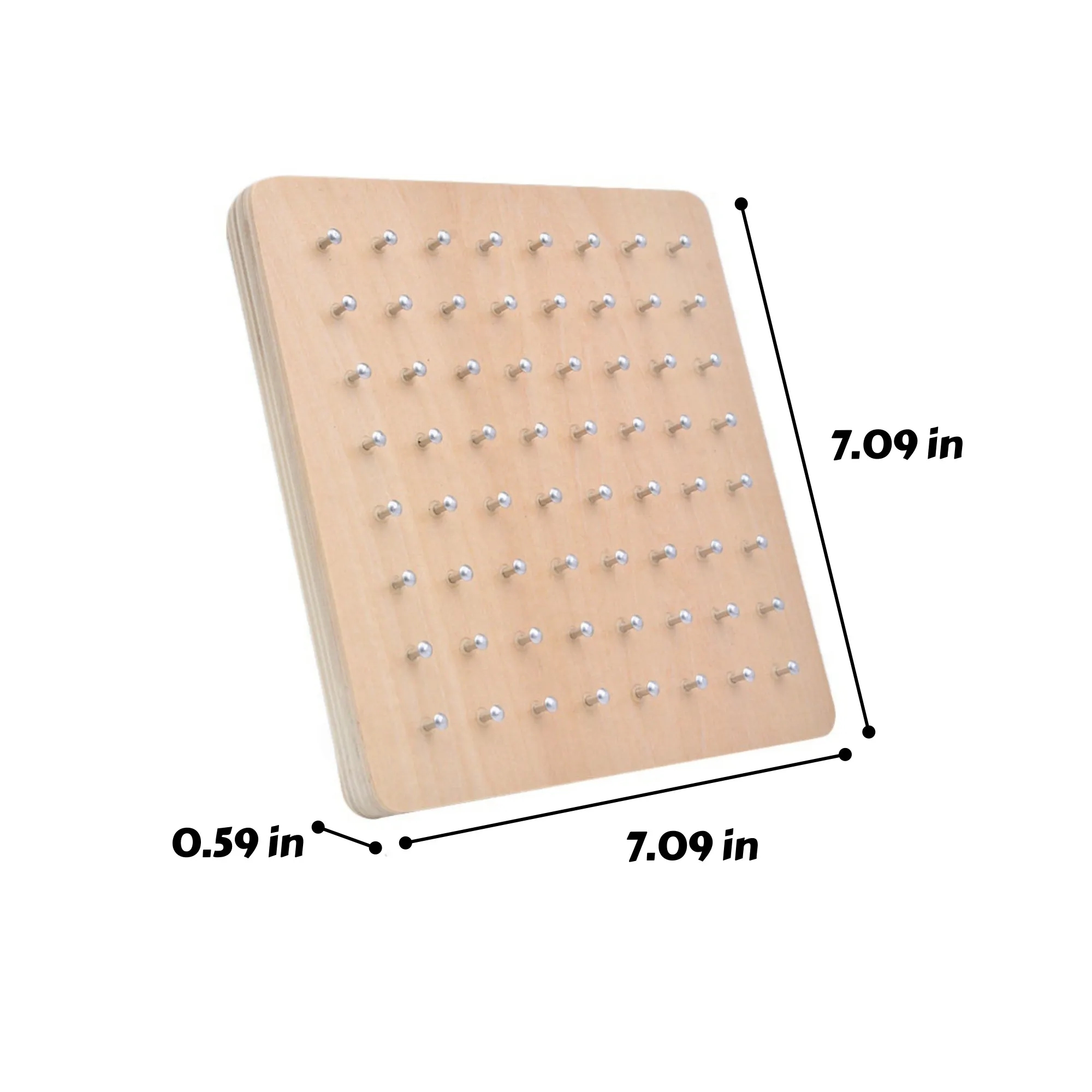 Children's Wooden Pegboard Early Education Toy 5