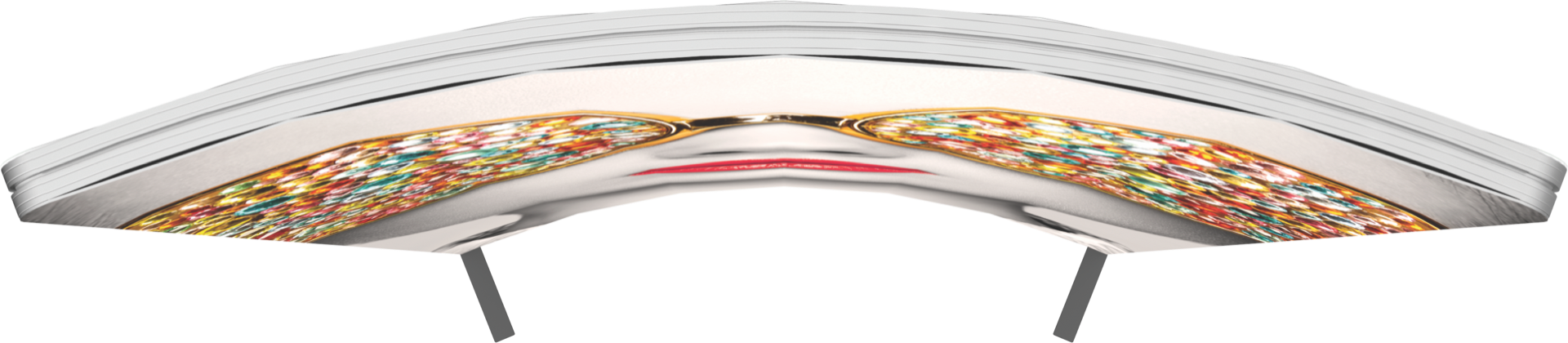 Vector Frame Curved 03 Fabric Banner Display 2