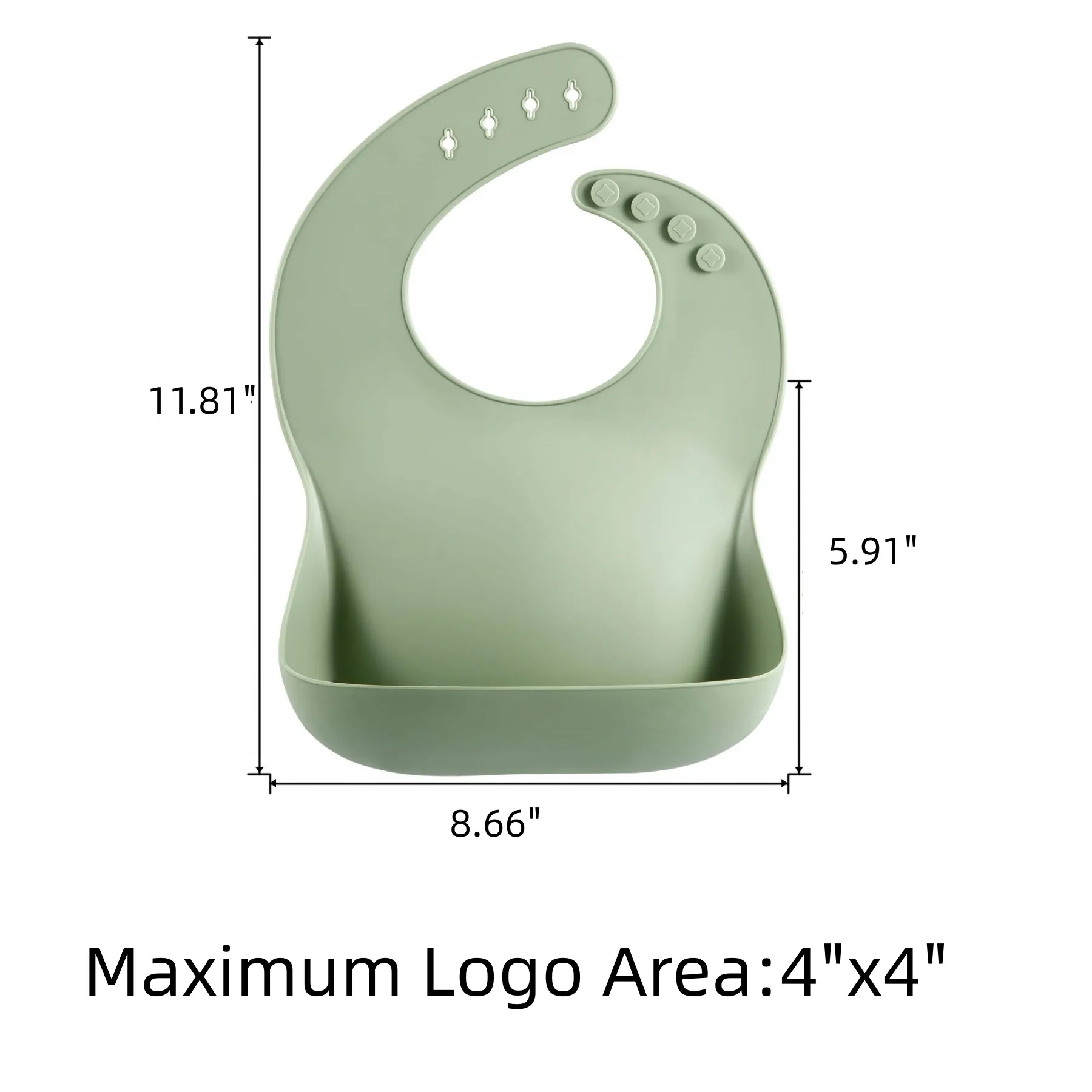 Baby Silicone Bib 2