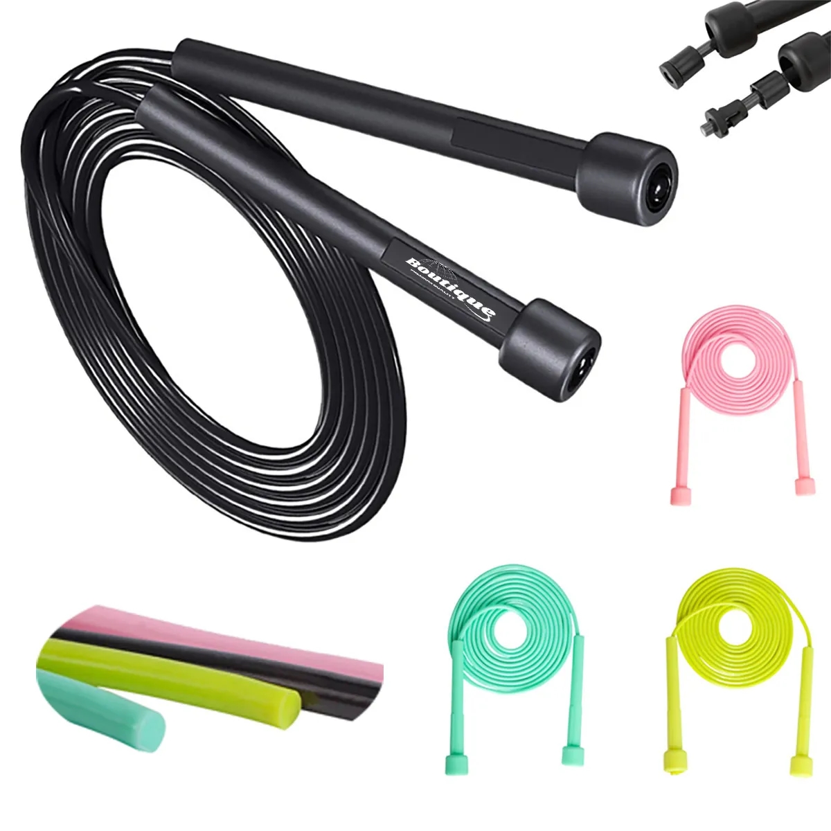 Adjustable Lightweight Fitness Skipping Jump Rope 2