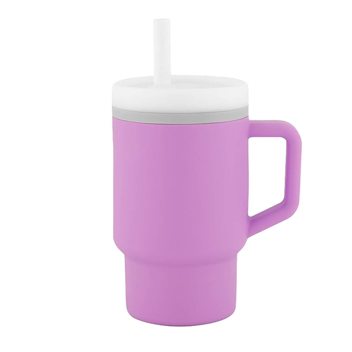 9oz Kids Silicon Tumbler W/ Lid and Straw 6