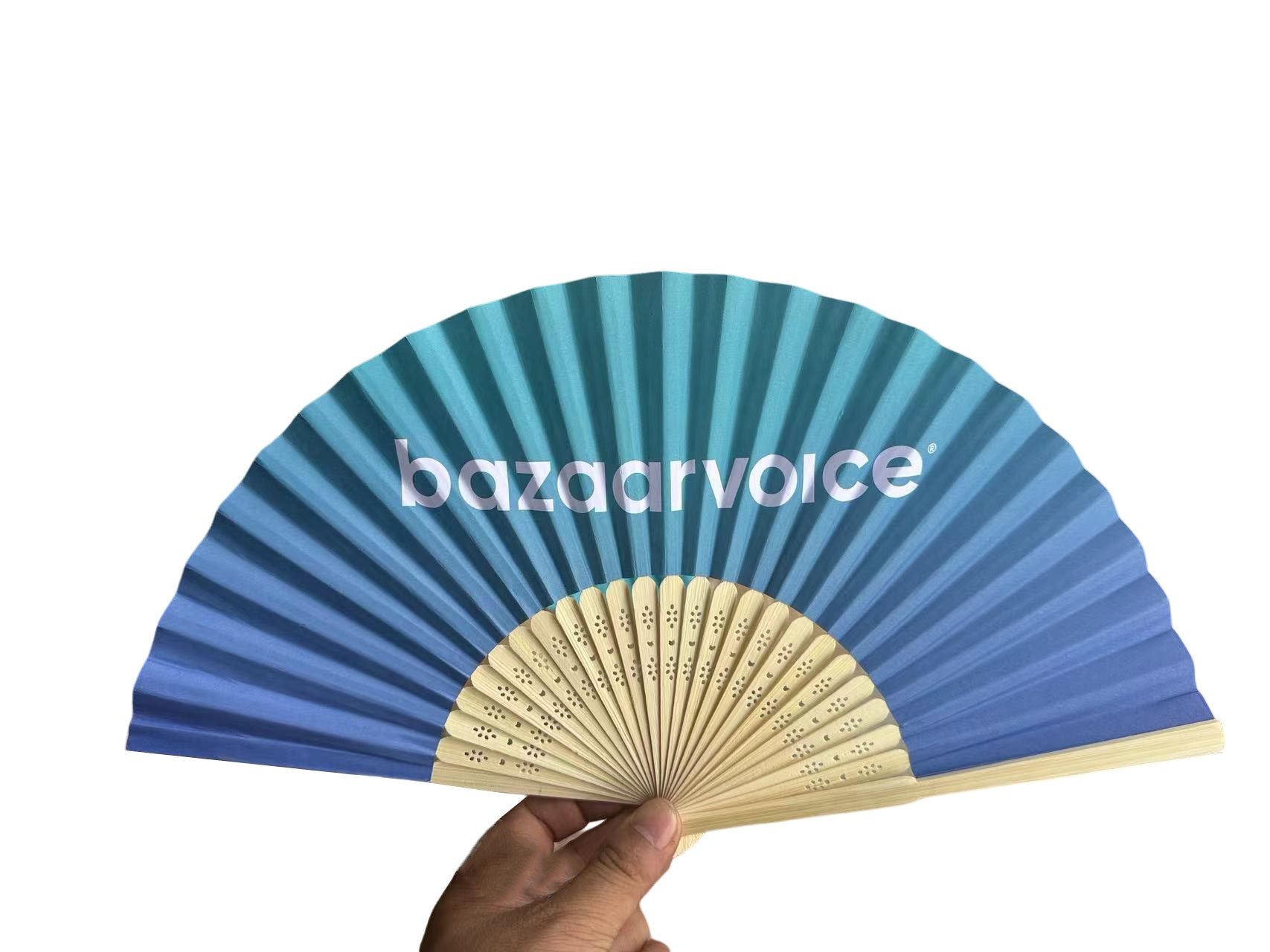 Folding Bamboo Paper Hand Fan 1