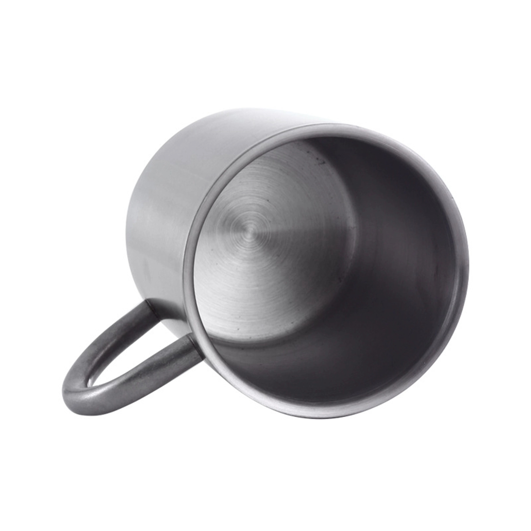 10 oz Stainless Steel Double-Wall Coffee Mug with Handle – Insulated Metal Camping Cup 4