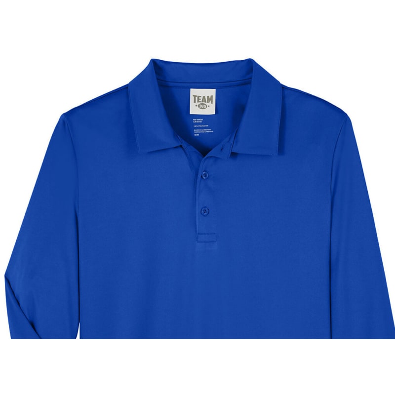 Team 365 Men's Zone Performance Long Sleeve Polo 10