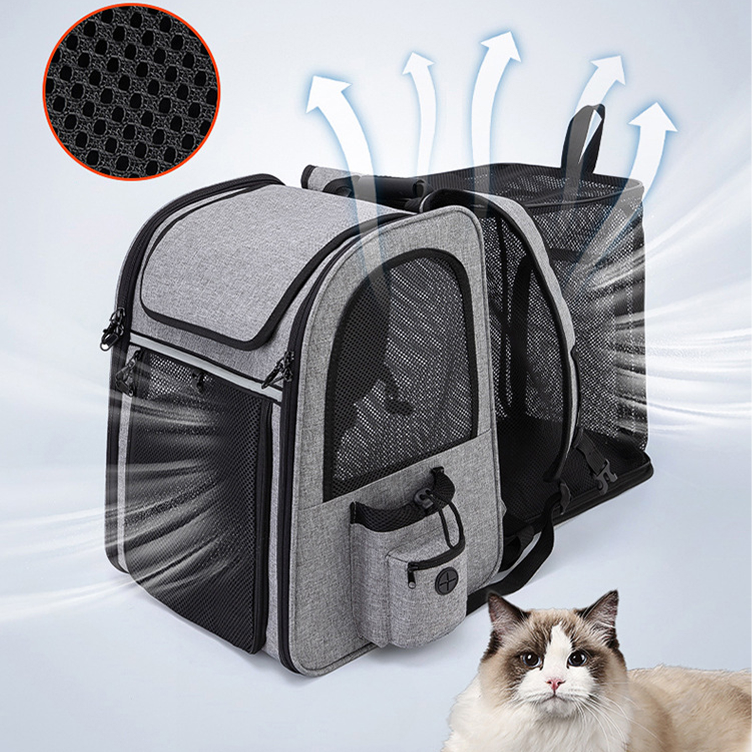 Oxford Portable Outdoor Foldable Dog Pet Bag 11
