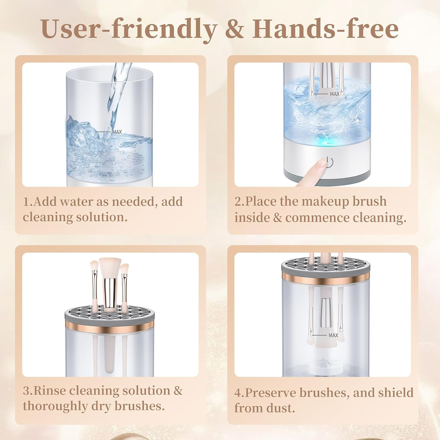 Auto Makeup Brush Cleaner 8