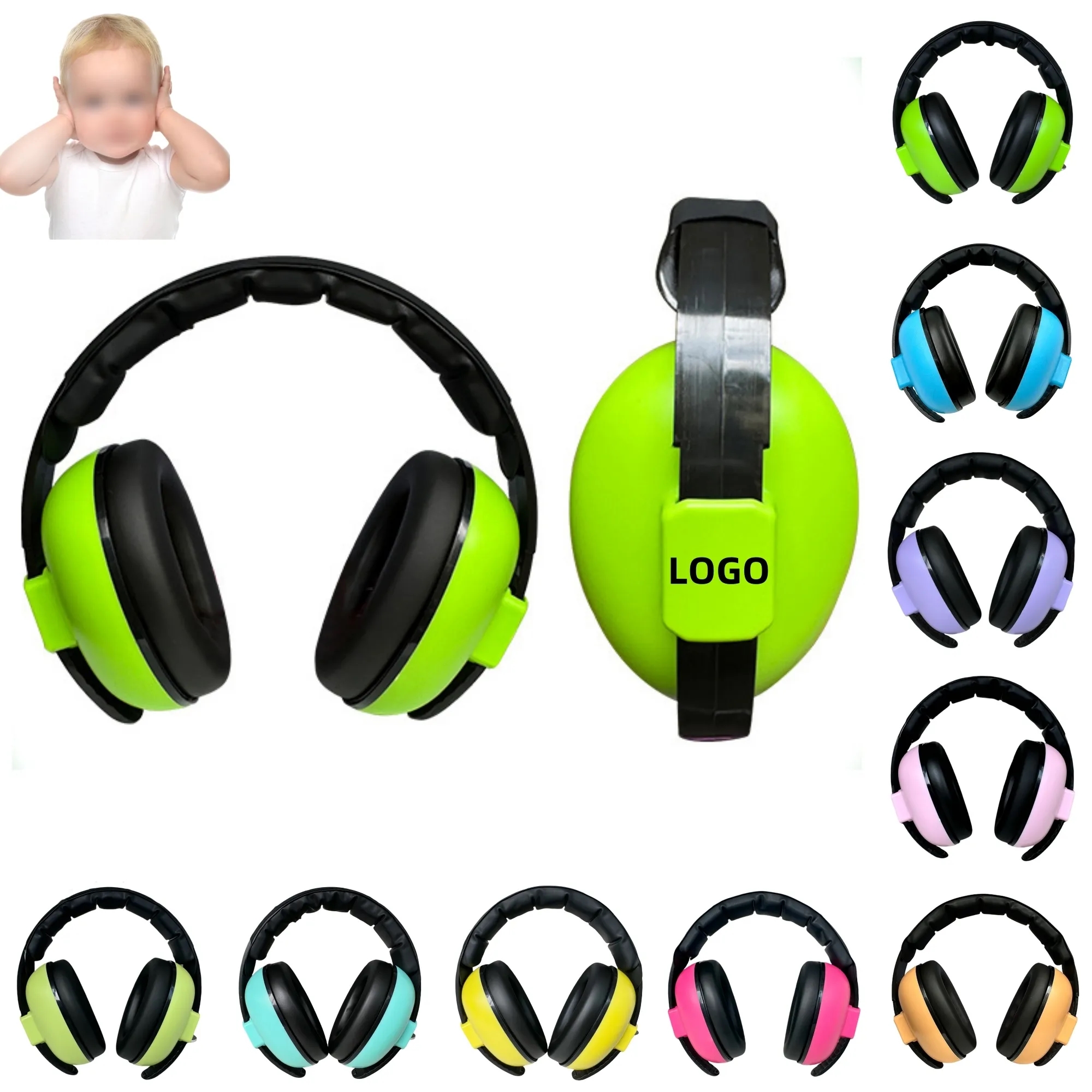 Adjustable Headband Children's Noise-Isolating Earmuffs 2