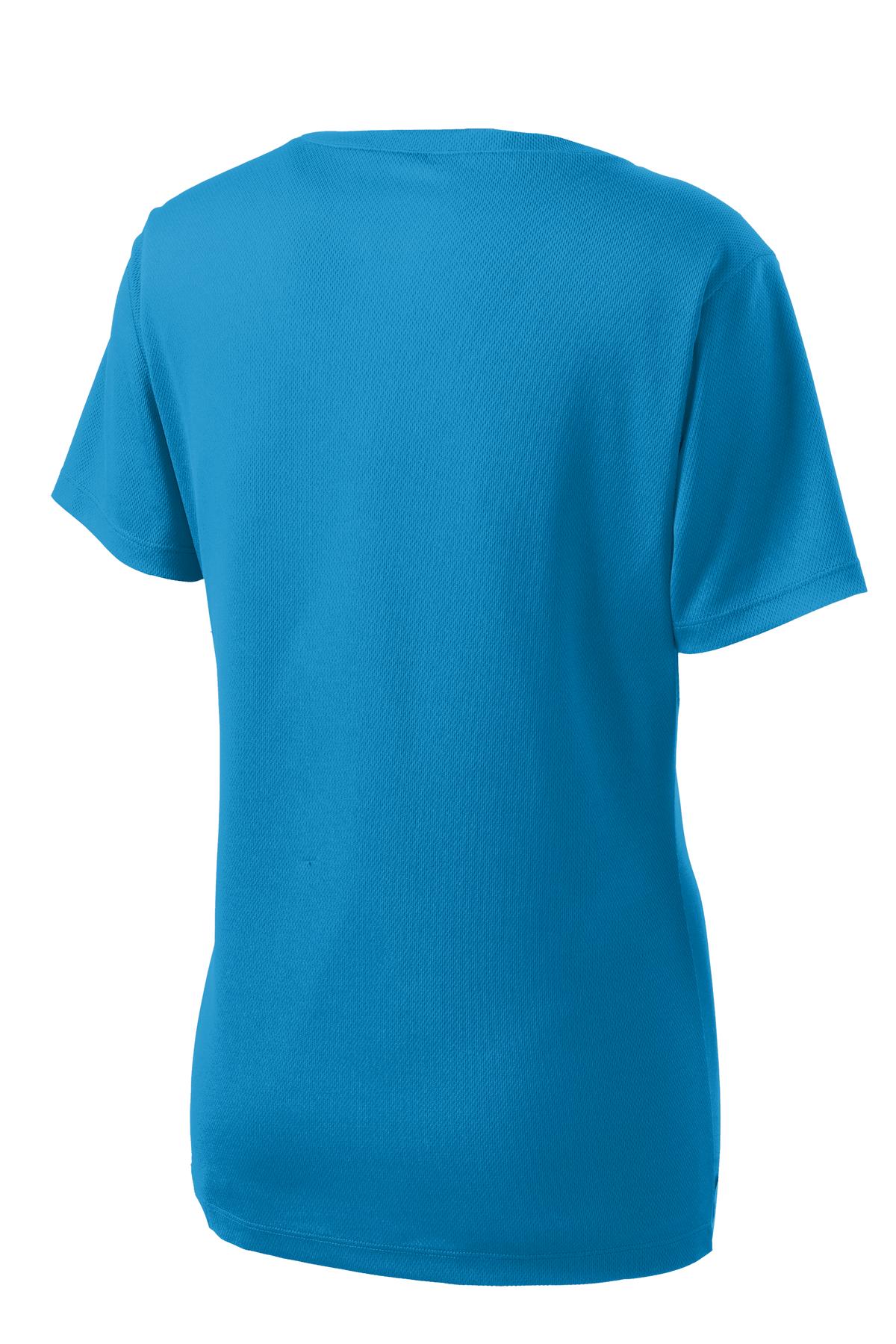 Sport-Tek Women's PosiCharge RacerMesh V-Neck Tee. LST340 9