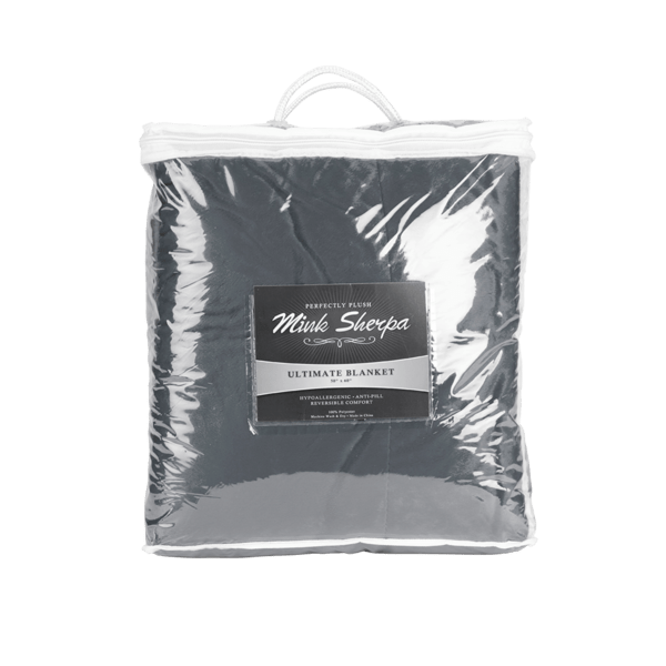 Mink Sherpa Blanket - Solid 24