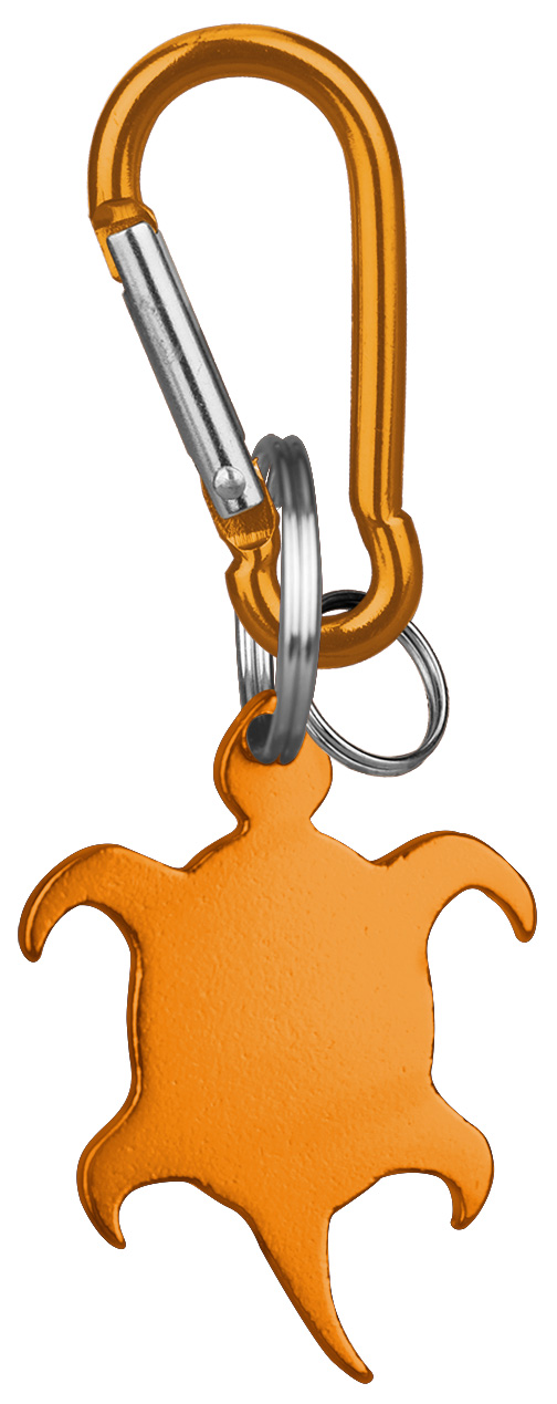 Turtle Shaped Bottle Opener Key Holder and Carabiner 1