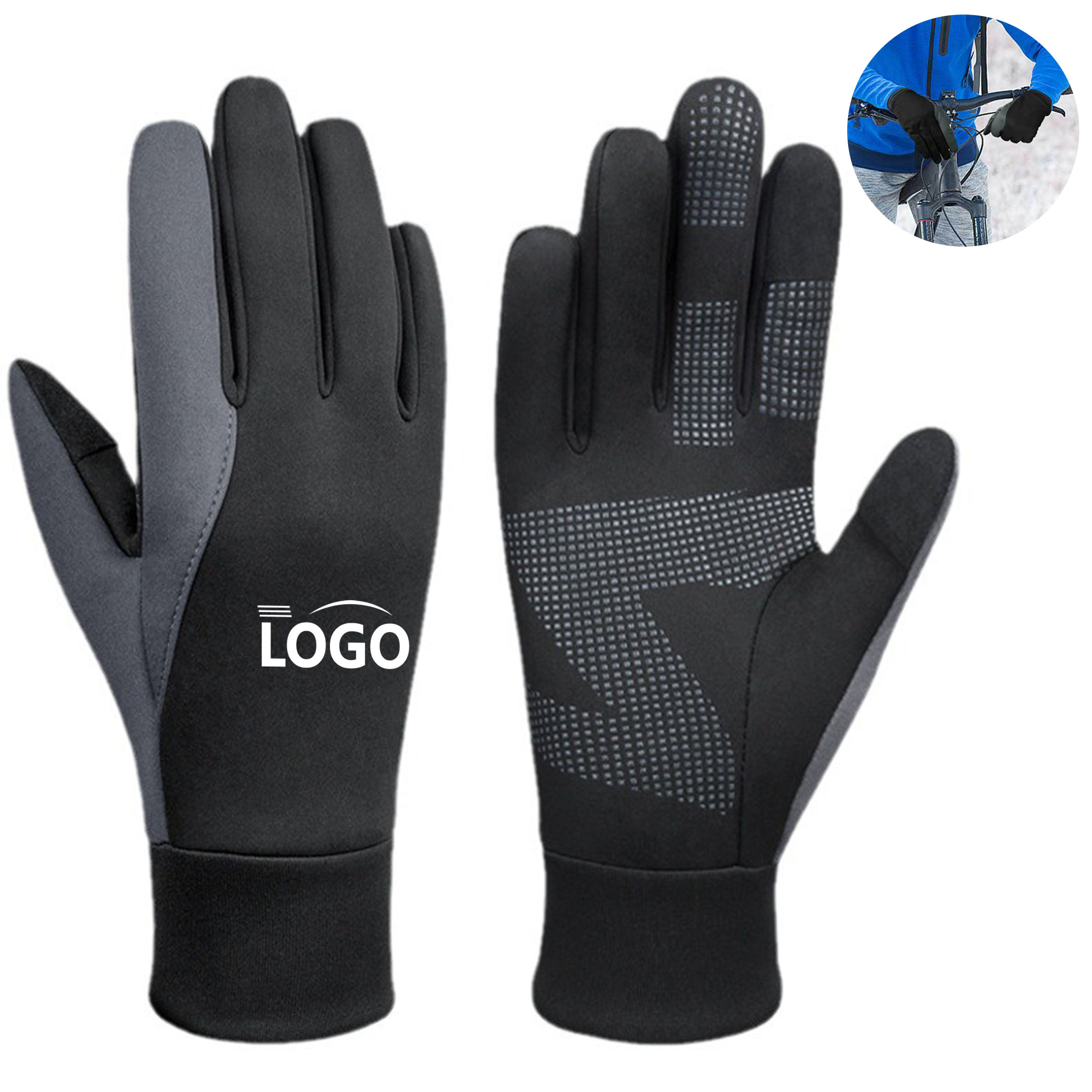 Waterproof Cycling Gloves with Touchscreen Functionality 2