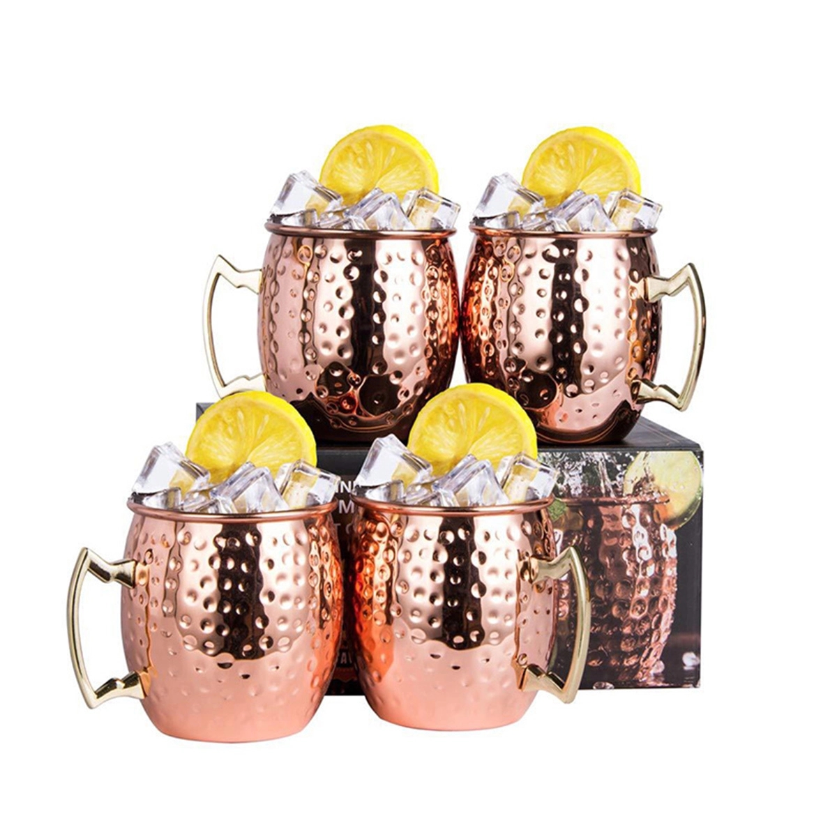 Custom Stainless Steel Copper Plated Moscow Mule Mug 8