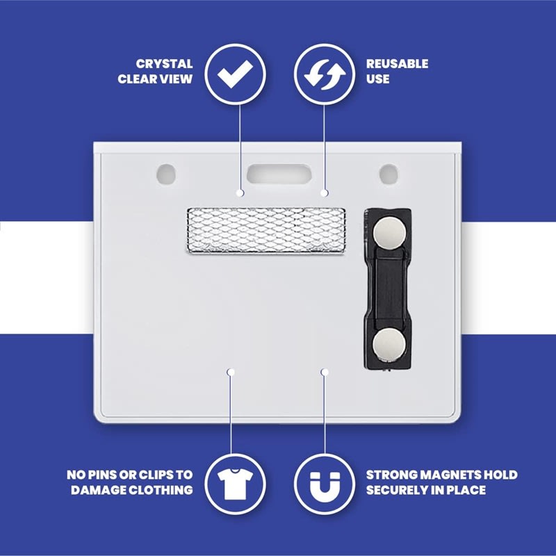 Badge Holder With Magnet 3