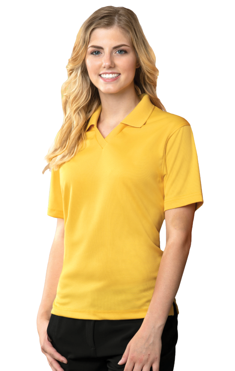 Ladies' Wicking V-Neck Polo 3