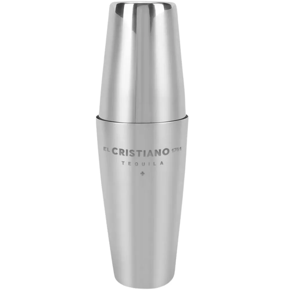Seamless Stainless Steel Boston Cocktail Shaker 9