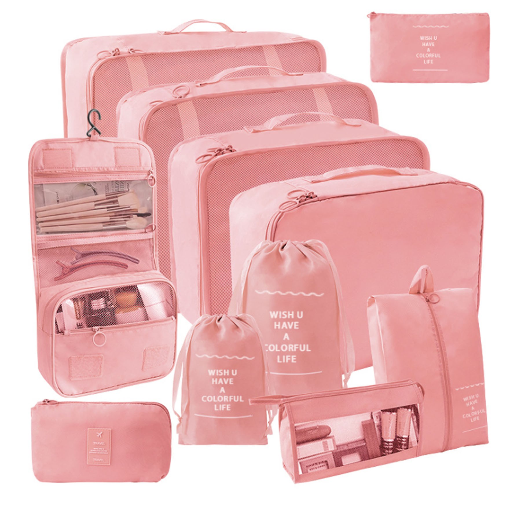 11 Piece Travel Packing Cube Set 4