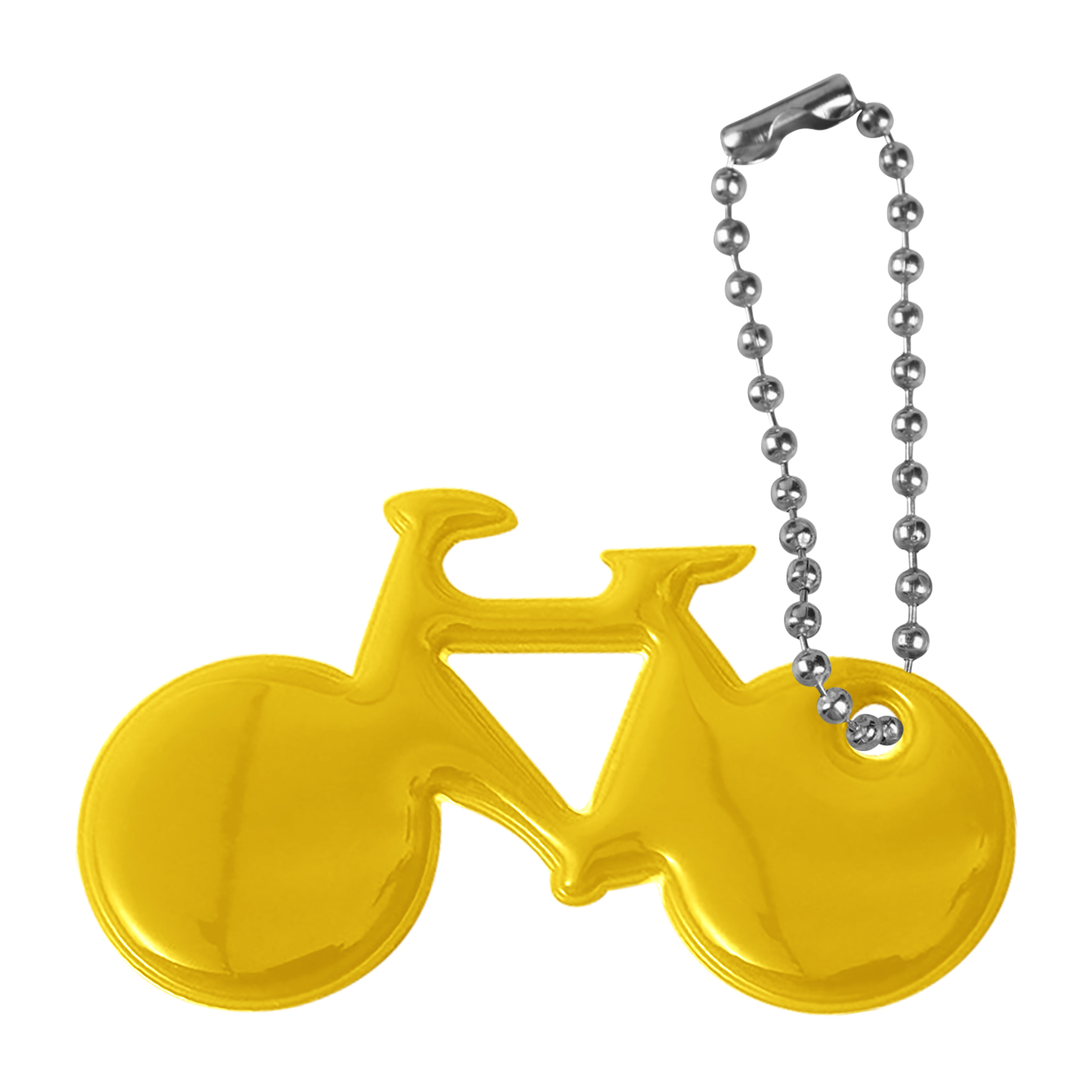 Bicycle Shaped Safety Reflective Keychain Zipper Pull 5