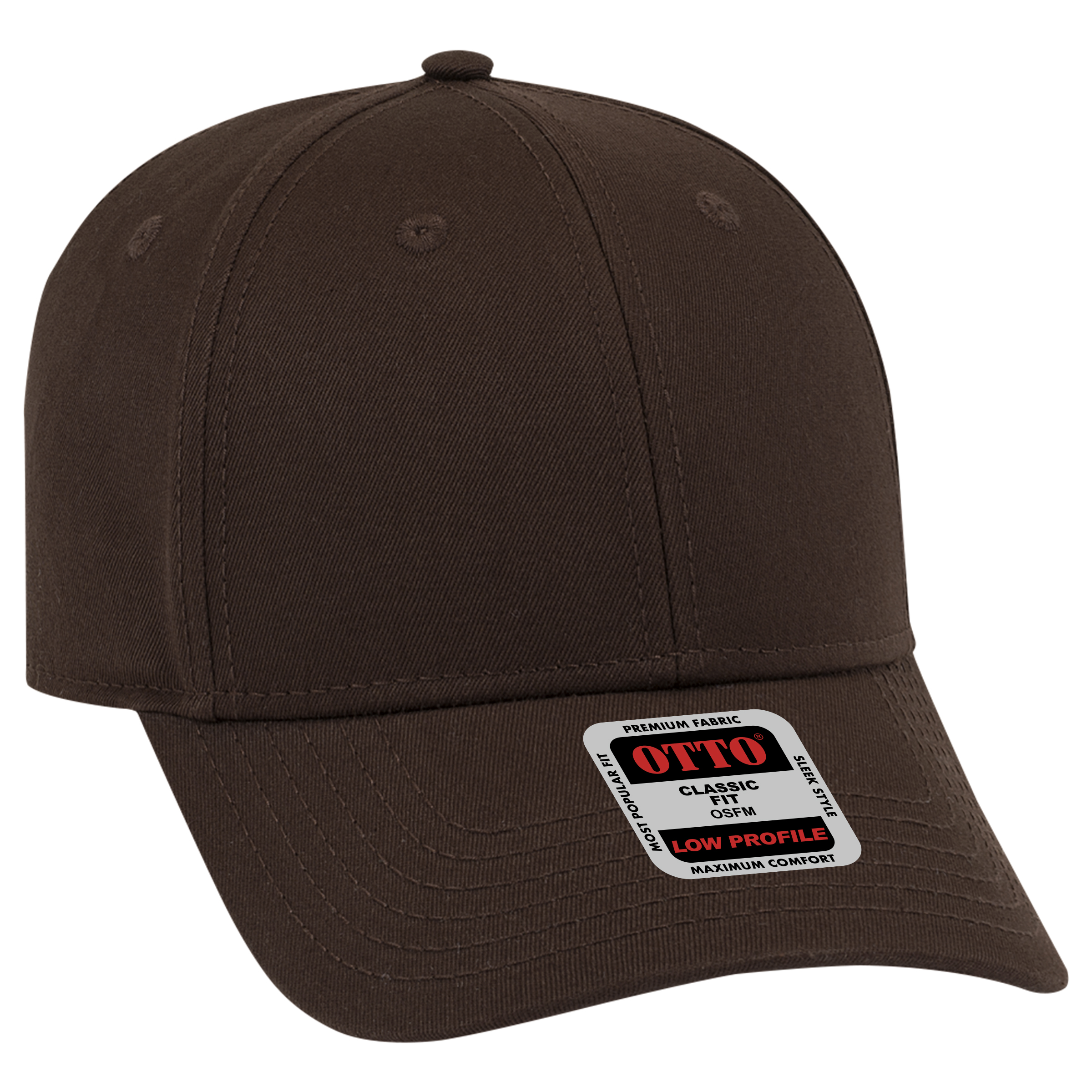 OTTO CAP® 6 Panel Low Profile Baseball Cap 8