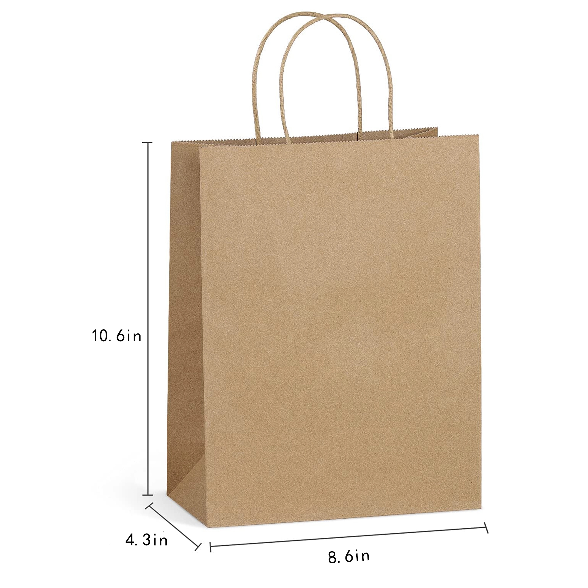 Brown Paper Boutique Bags with Handle 3