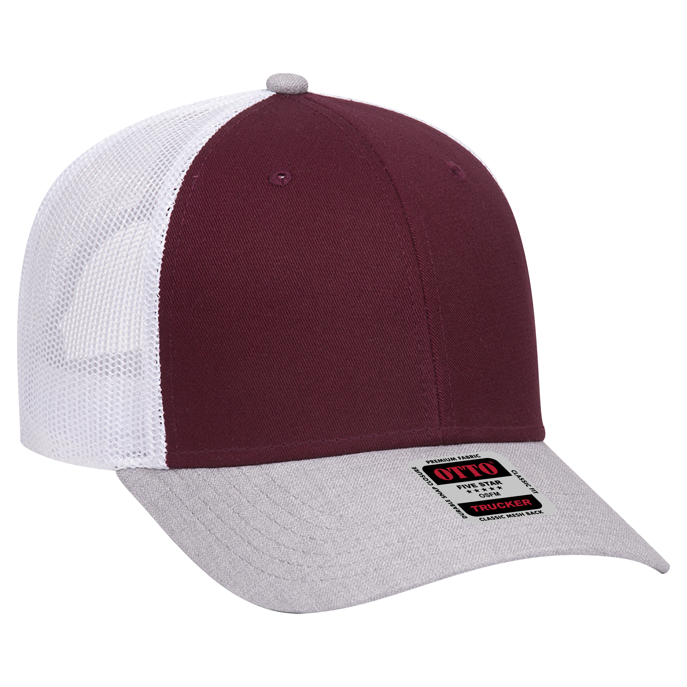 OTTO CAP® 6 Panel Low Profile Mesh Back Trucker Hat 56