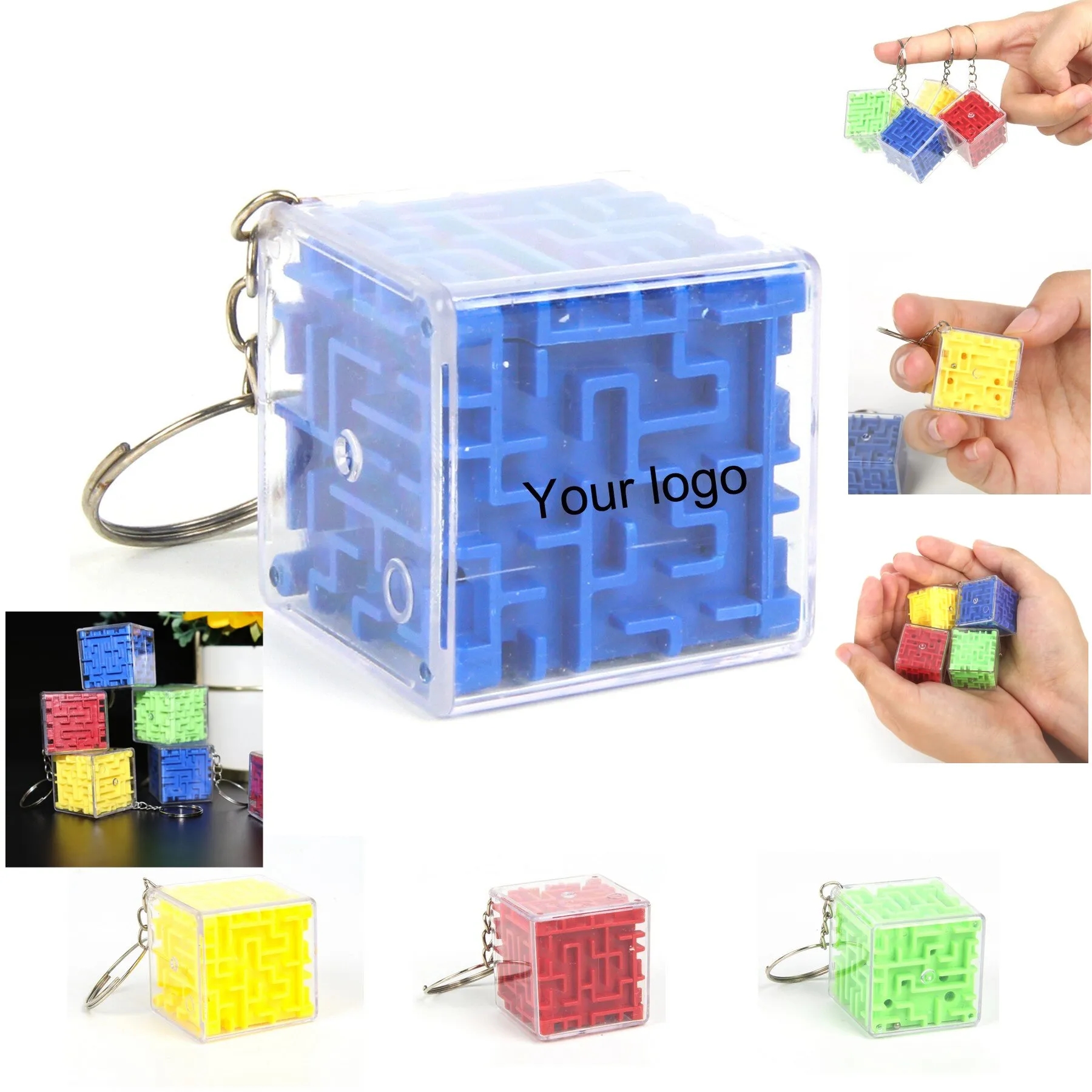 Puzzle Cube Game Keychain 4