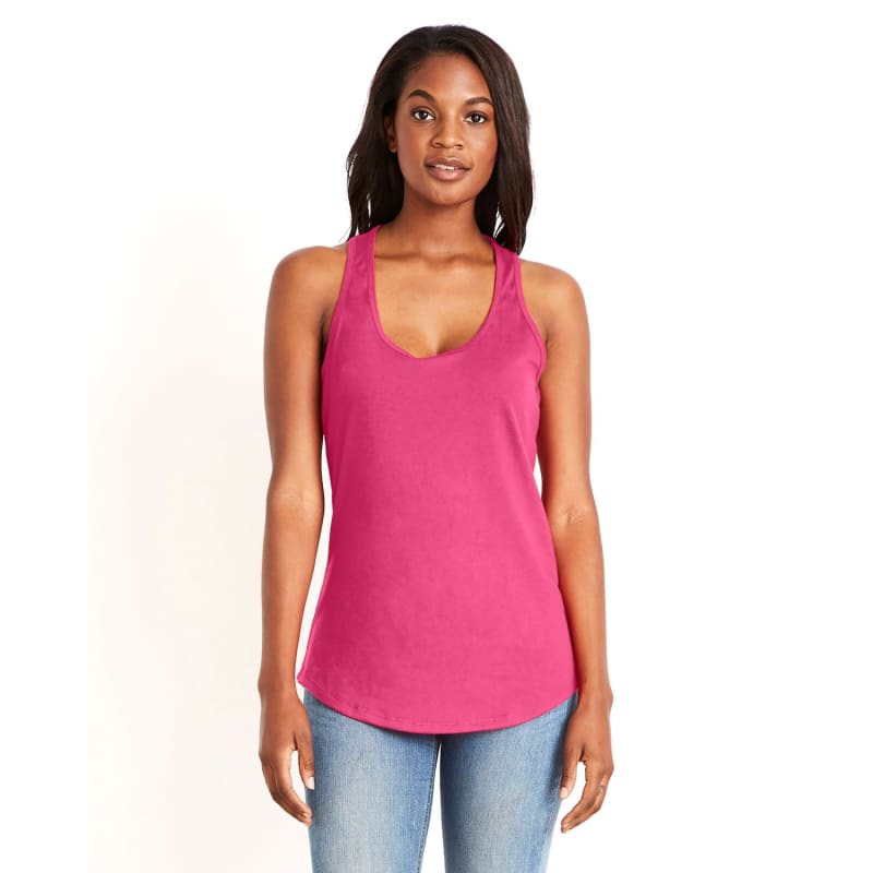 Next Level Apparel Ladies' Gathered Racerback Tank 12