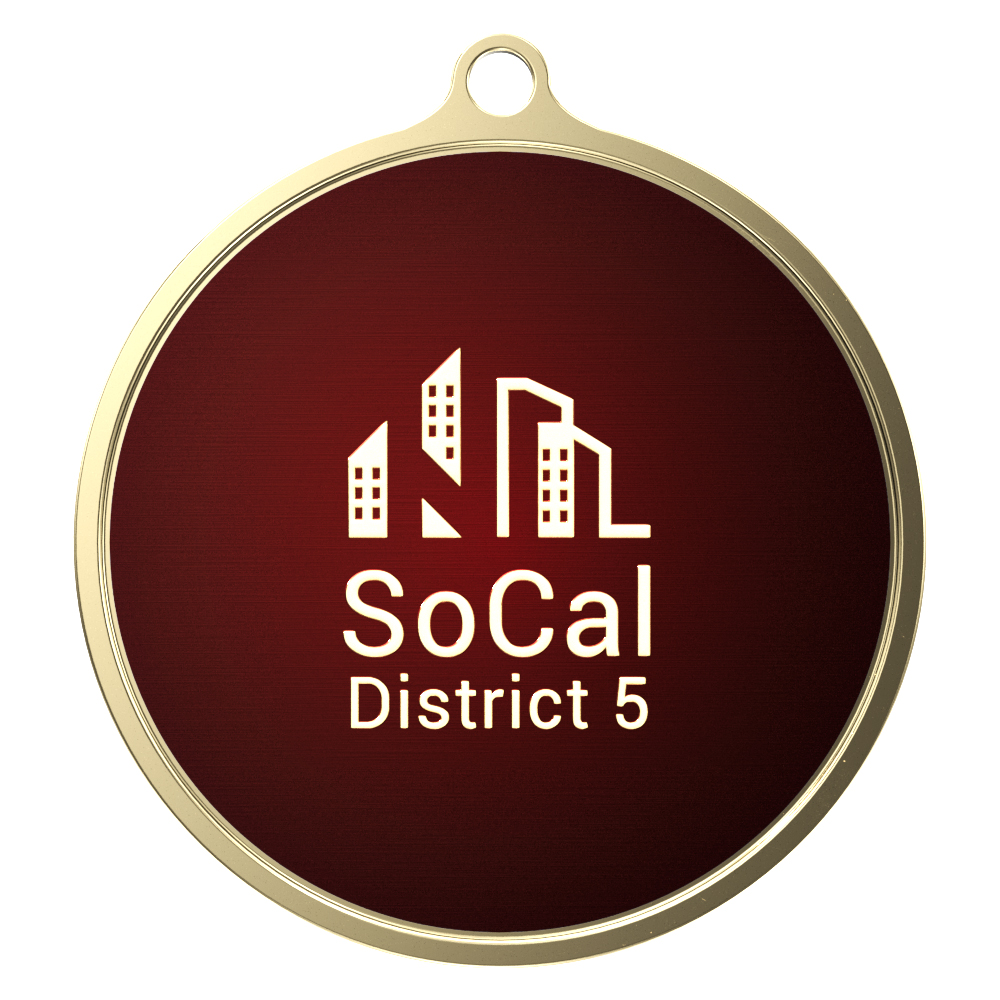 Texture Tone™ Medium Medallion w/ Eyelet (2-1/2")