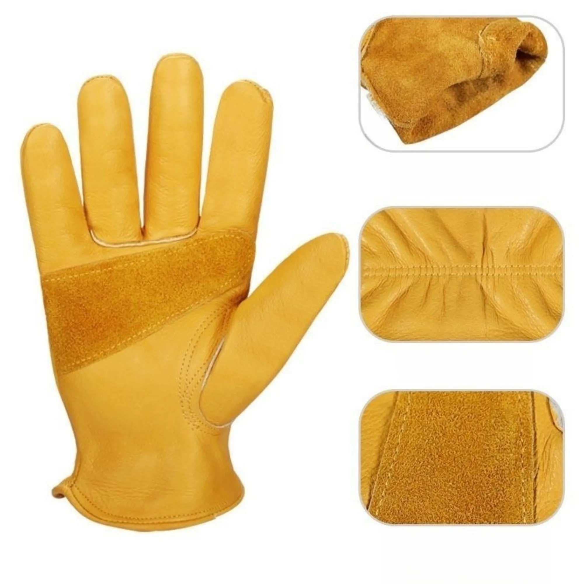 Premium Leather Work Gloves MOQ20 2