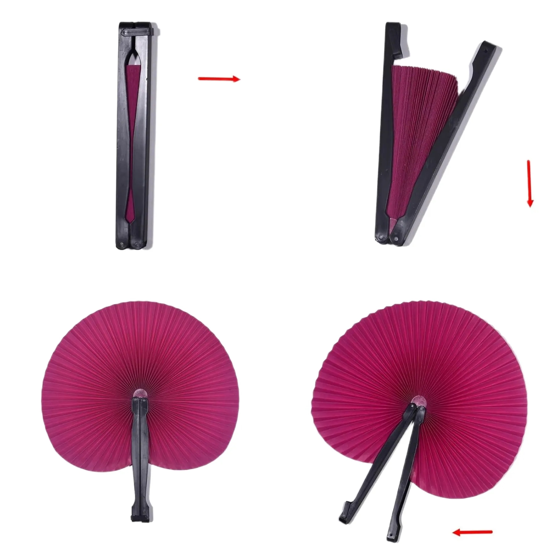 Decorative Paper Folding Hand Fans 6