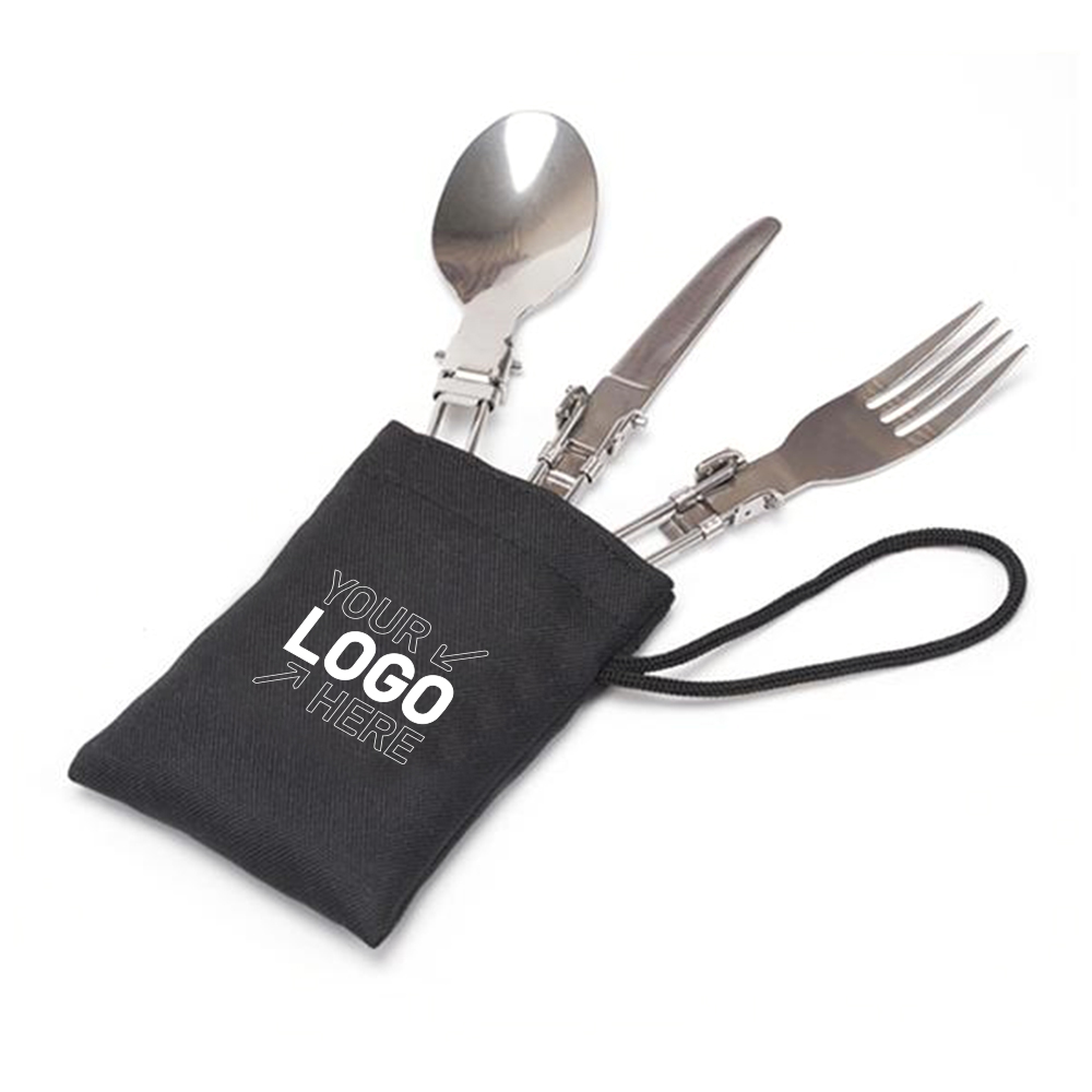 Stainless Steel Tableware Set With Carry Case 5