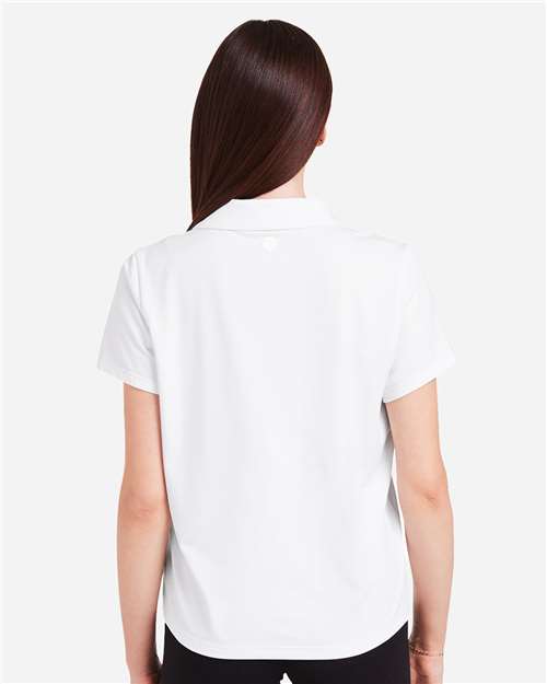 Women's Fairway Marbled Jersey Polo - PDP7058 32