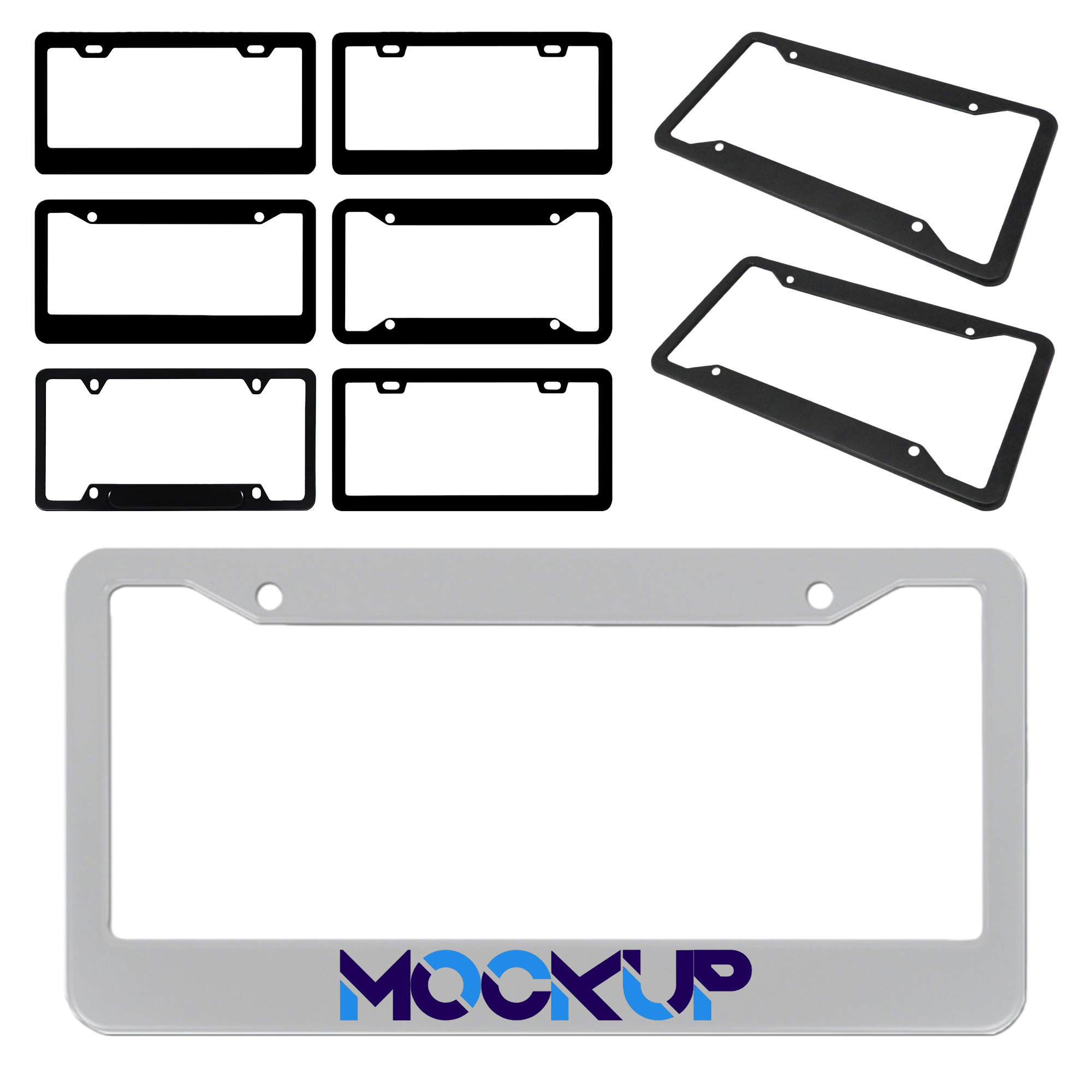 Aluminum Car License Plate Frame 1