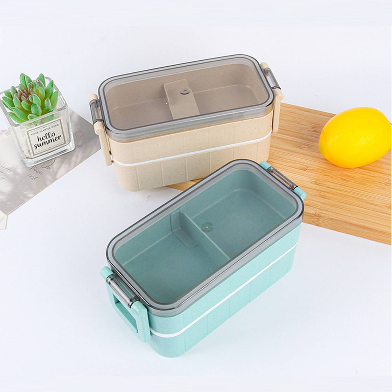Lunch Box with Fork and Spoon 4