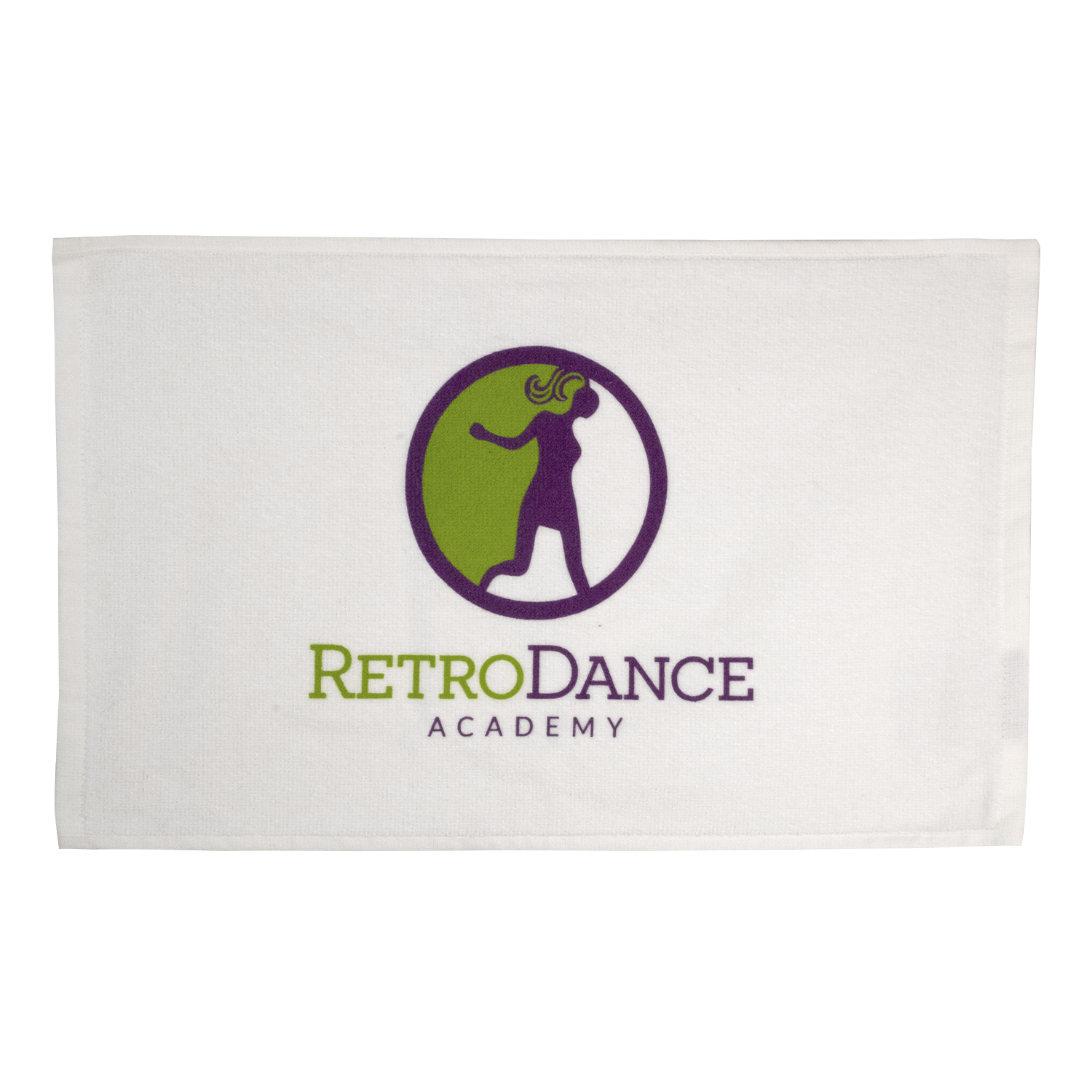 100% Cotton Sport Terry Velour Towel Hem - White 2
