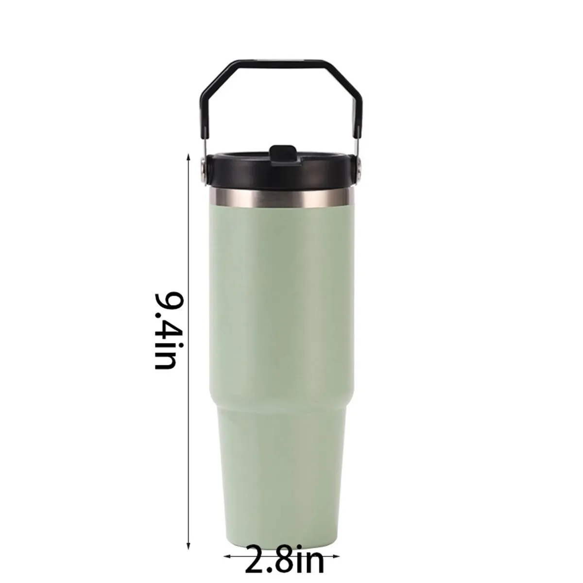 30 oz IceFlow Stainless Steel Tumbler with Straw 12