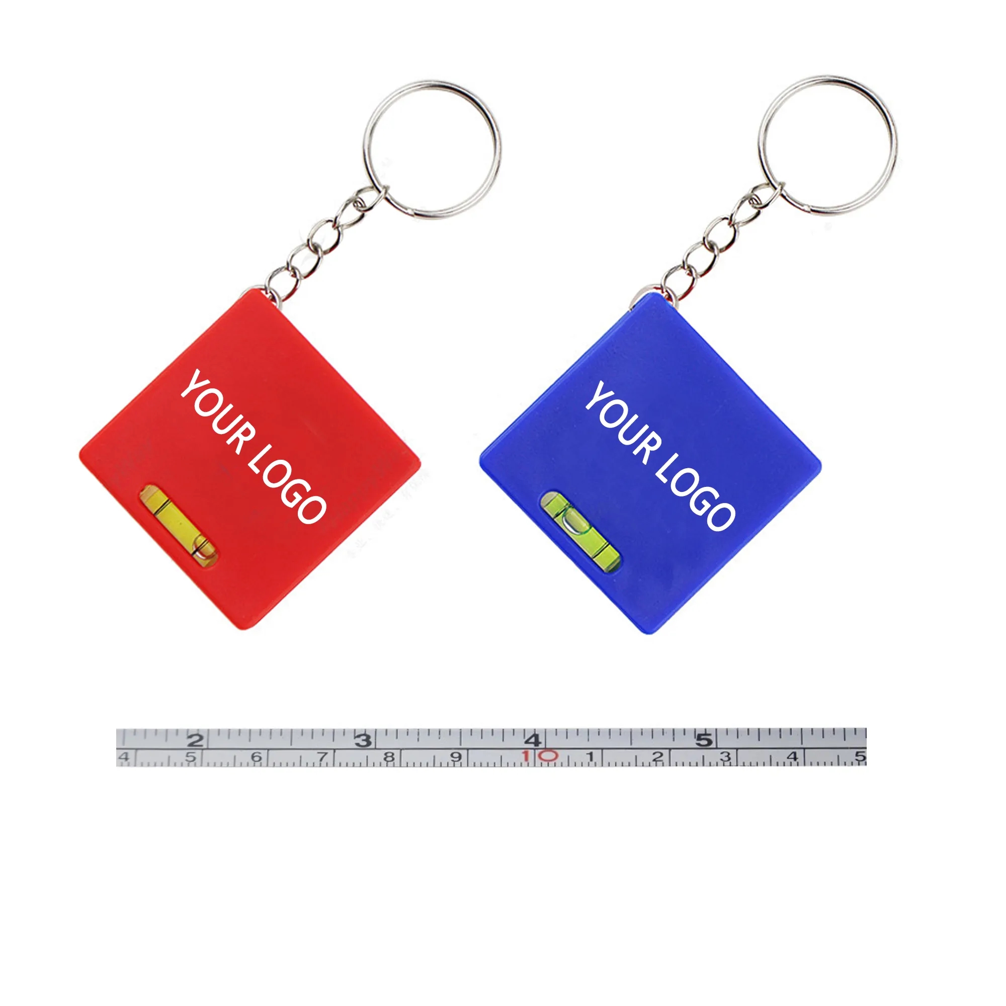Square Tape measure keychain MOQ 100 1