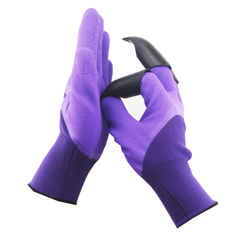Waterproof and Breathable Planting Weeding Garden Gloves with Claws 6