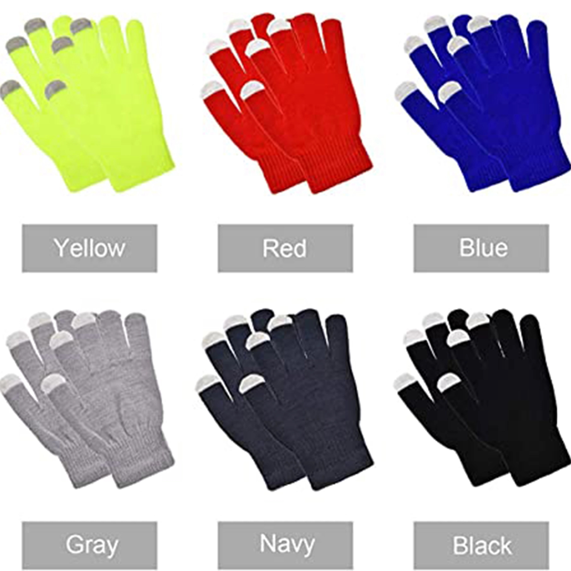 Winter Stretch Knitted Texting Glove 2