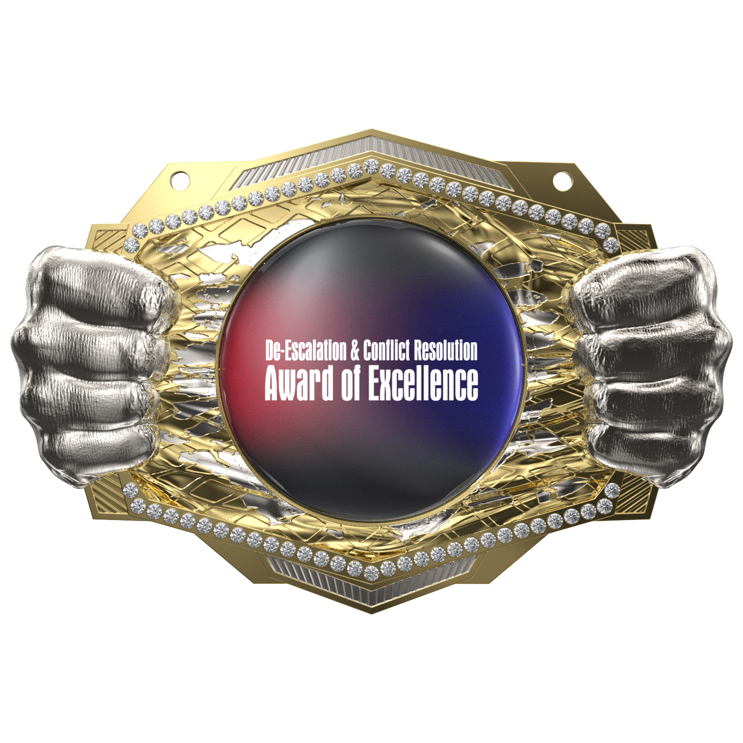 Express Vibraprint® Knock Out Champ Chain w/ Chain 18