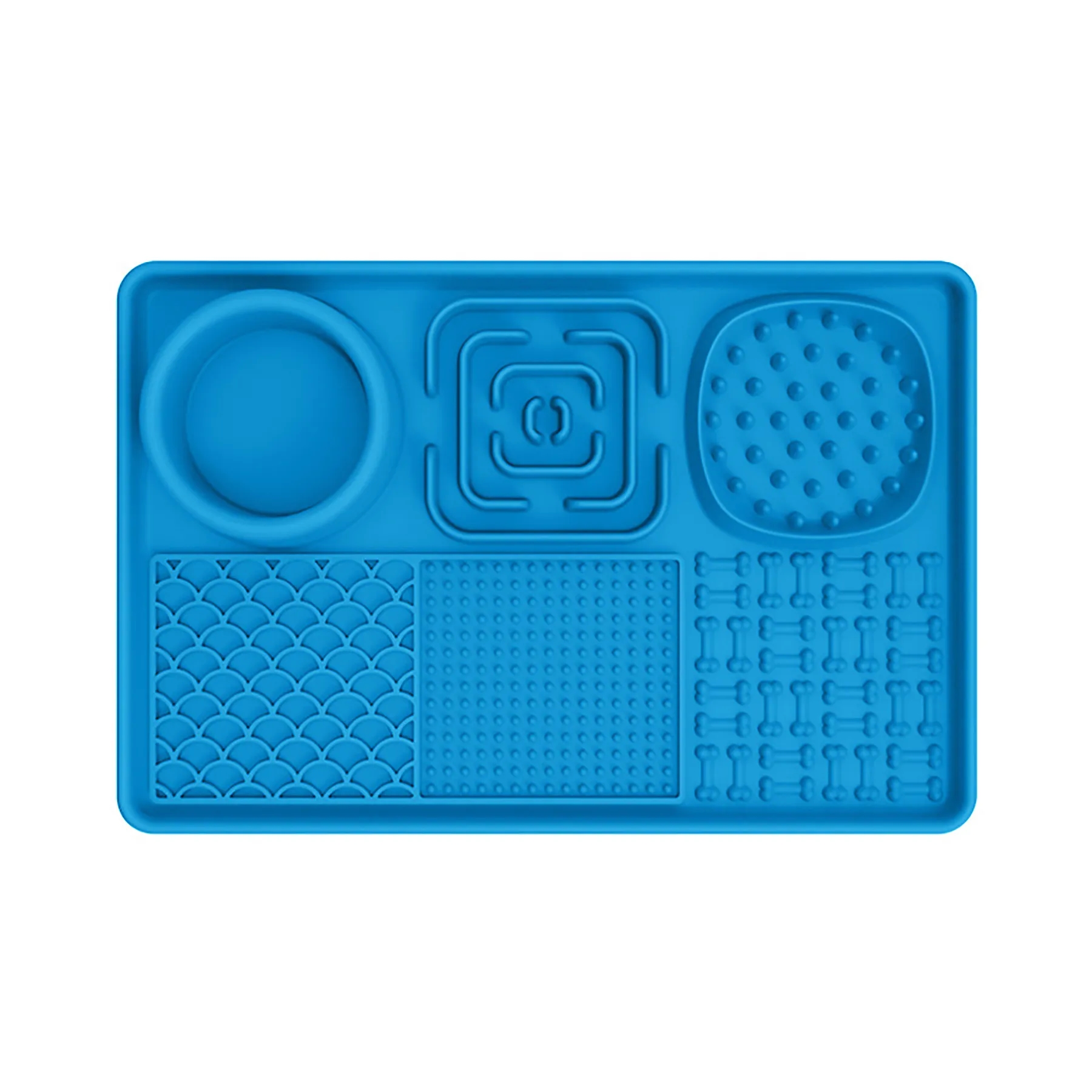 Silicone Rectangular Pet Licking Pad 7