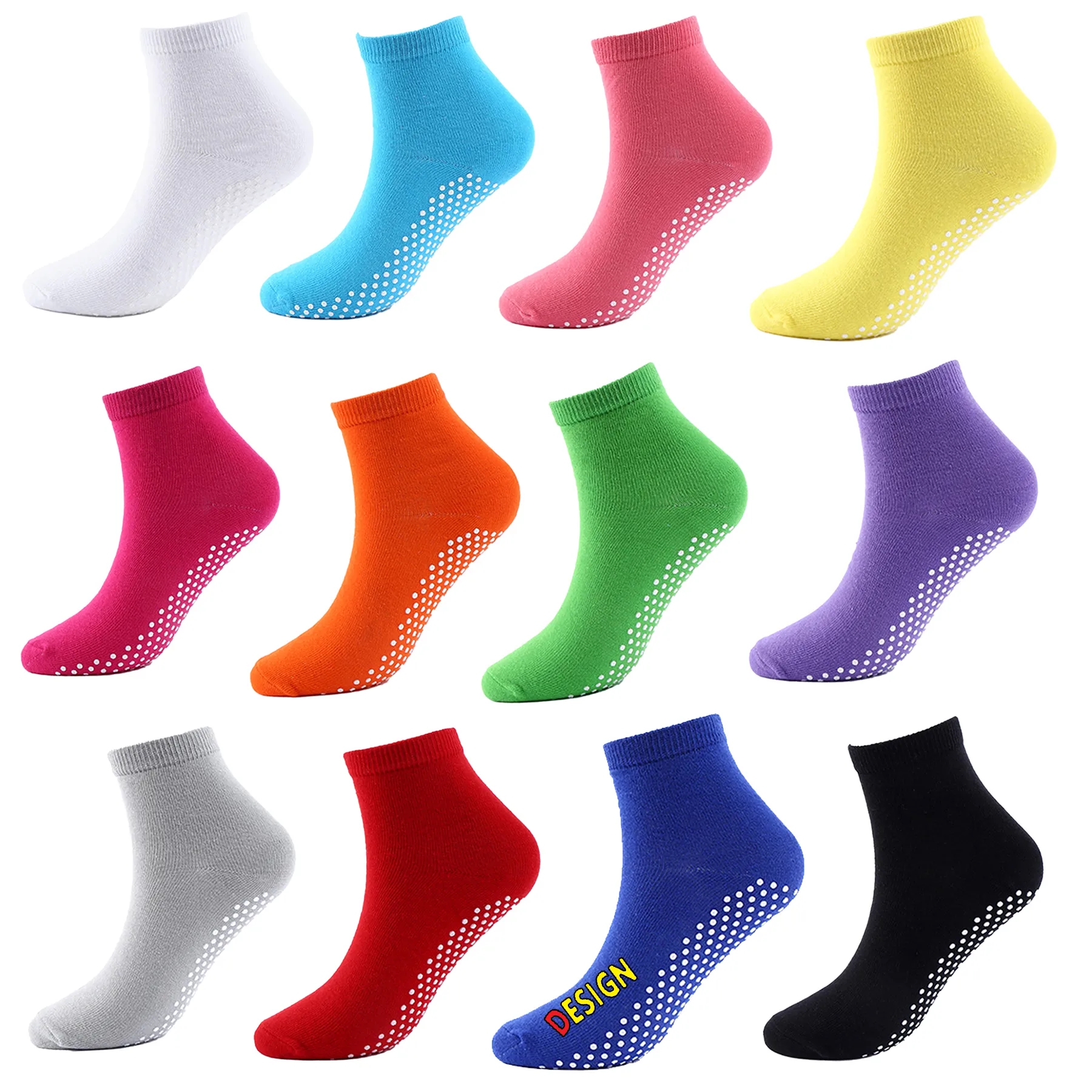 Cotton Non Slip Yoga Slipper Socks
