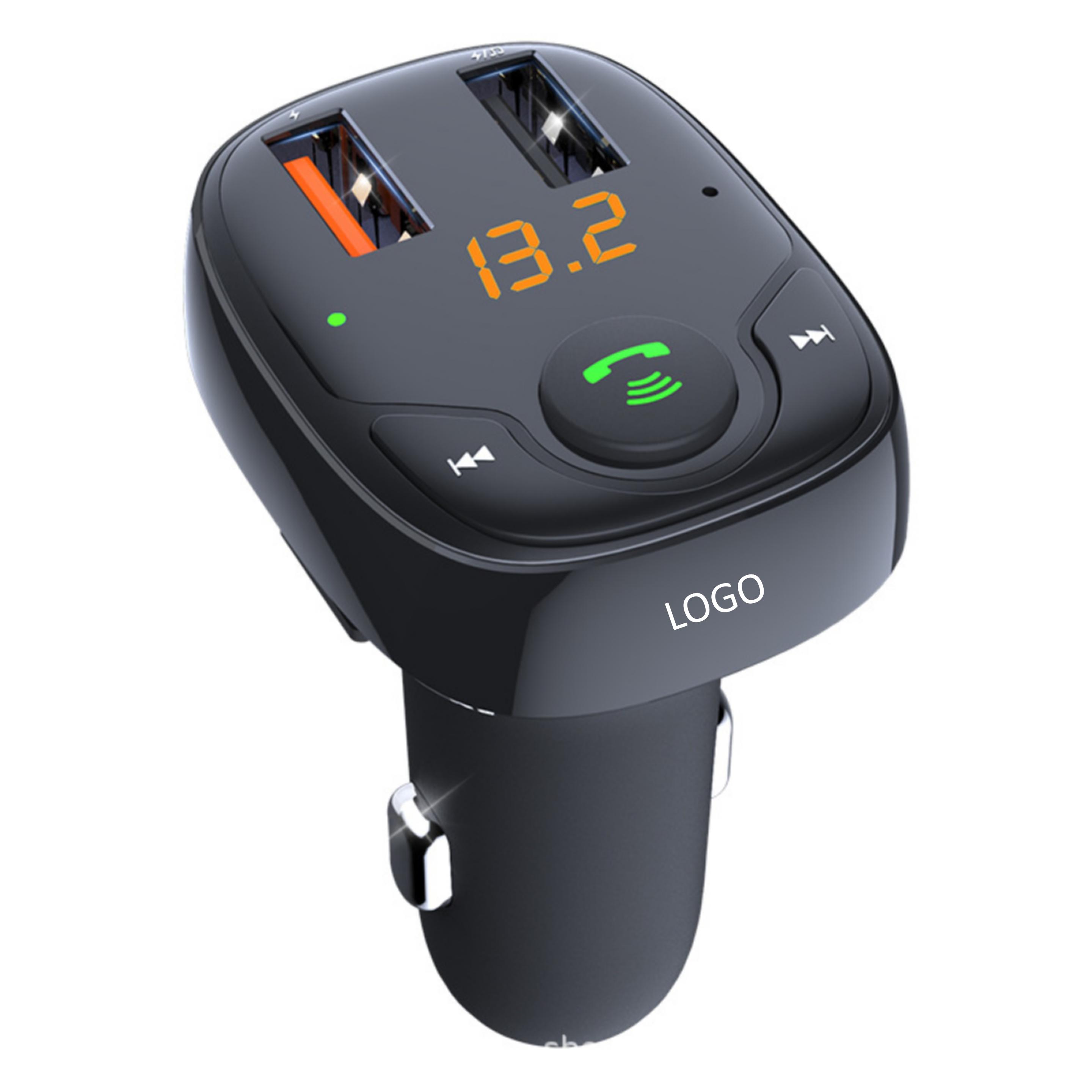 Multifunctional car charger with 5.0 Bluetooth music player 1
