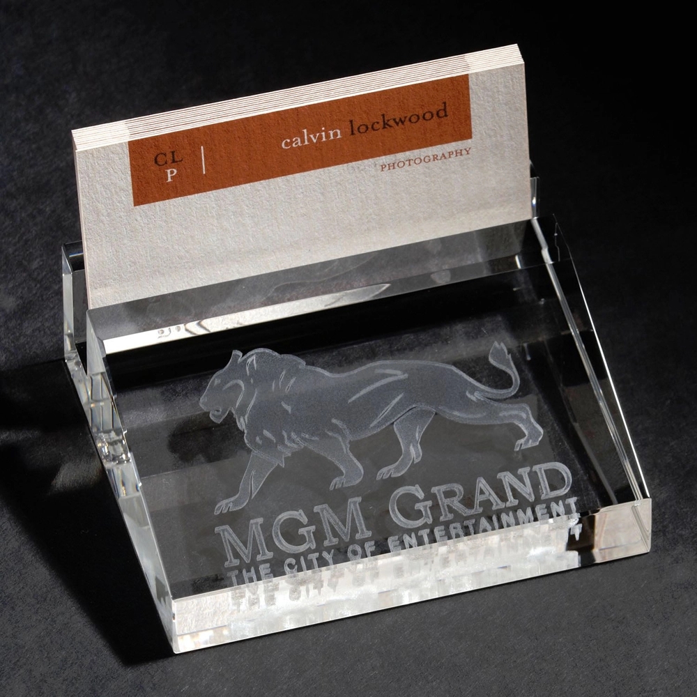 Crystal Name Card Holder 2