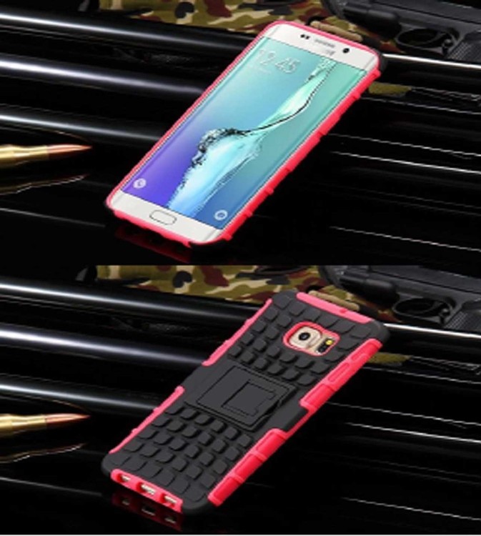 iBank ® Samsung Galaxy S6 Edge Shockproof Case with Belt Clip & Kickstand 1