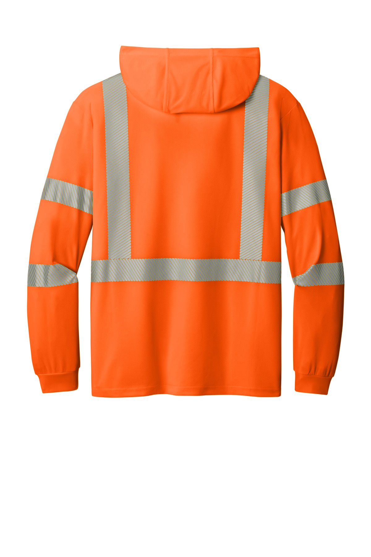 CornerStone ANSI 107 Class 3 Long Sleeve Segmented Tape Hooded Tee CS208 2