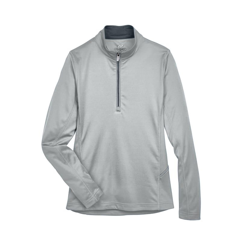 UltraClub Ladies Cool & Dry Sport Quarter-Zip Pullover 5