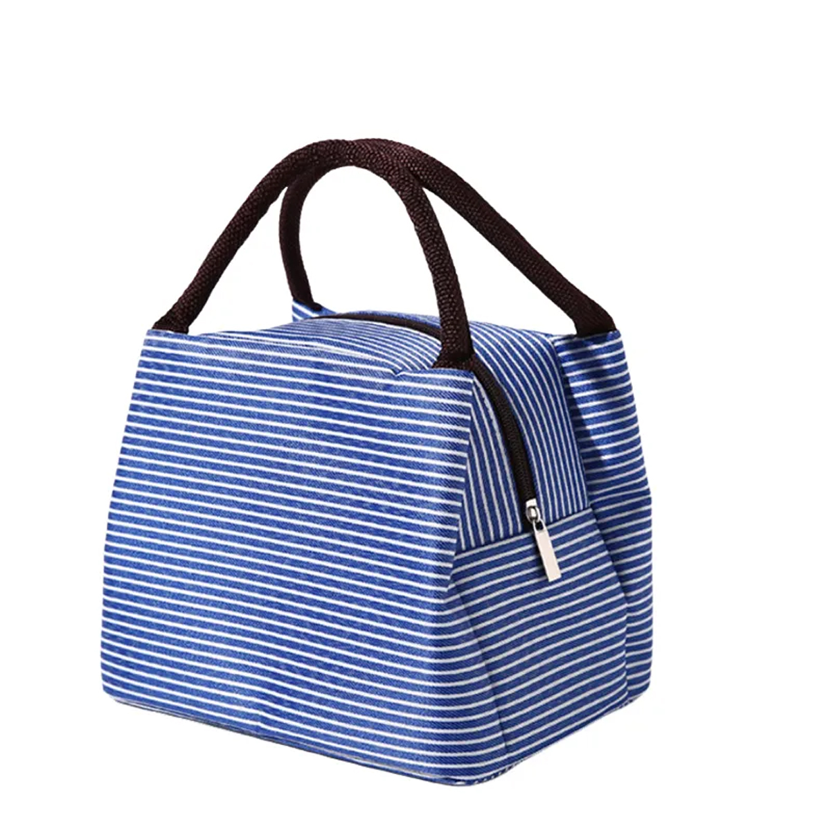 Insulated Lunch Bag with Striped Design 3