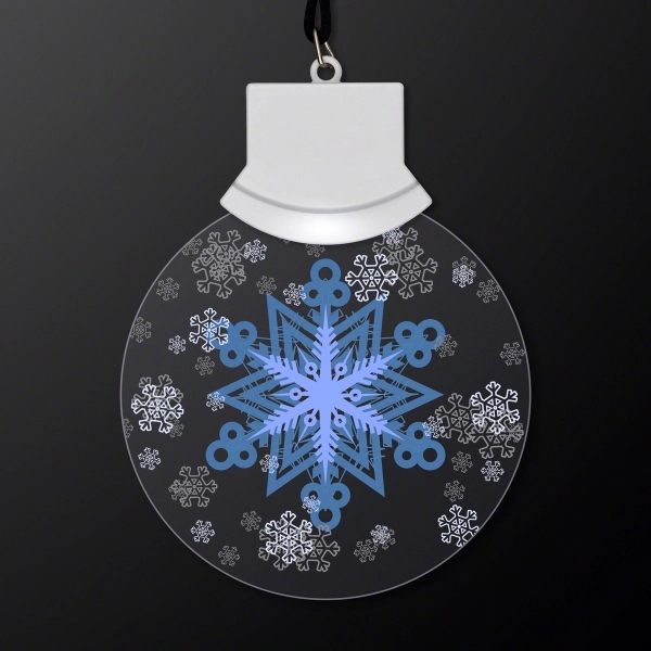LED Animated Snowflake Necklace 5