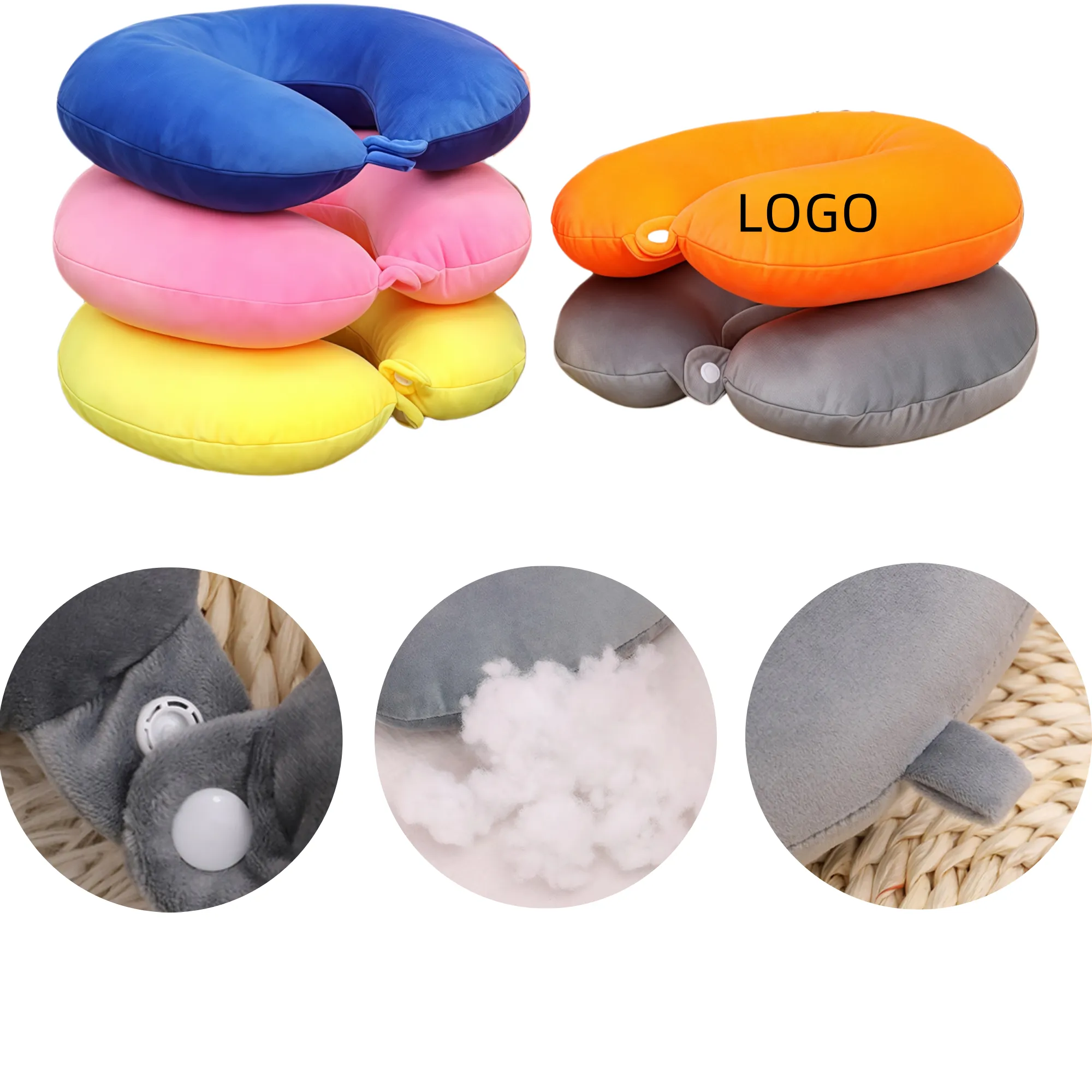 Neck Support Travel U-Pillow 4